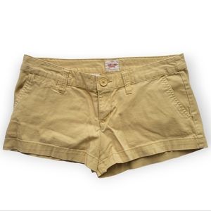 Mossimo Supply Co Size 9 Yellow Khaki Shorts